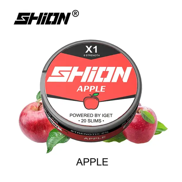 Apple, IGET SHION X1 Nicotine Pouch 6mg