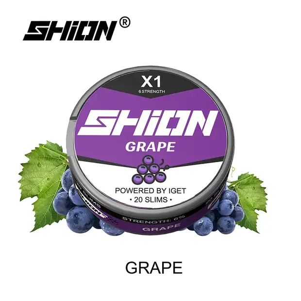 Grape, IGET SHION X1 Nicotine Pouch 6mg