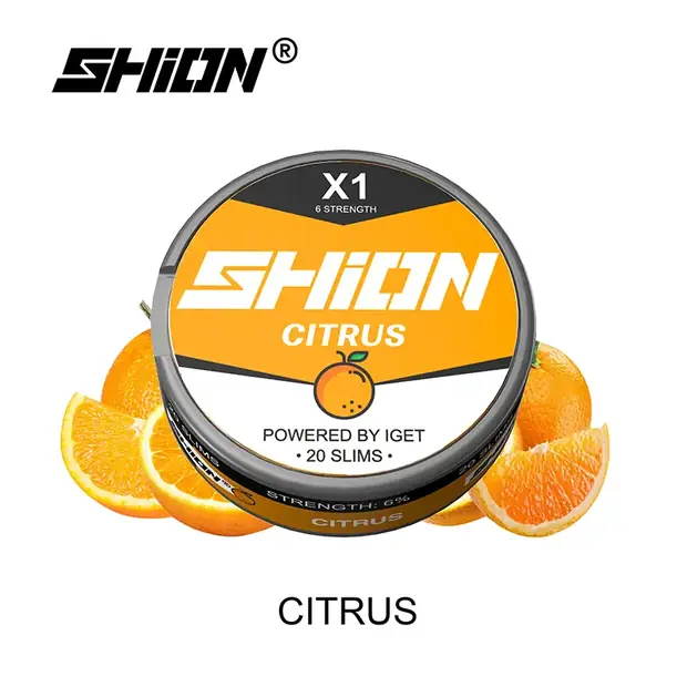 Citrus, IGET SHION X1 Nicotine Pouch 6mg
